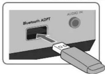 JVC CAUXG980 - Lors de la connexion d'un adaptateur Bluetooth USB - 1