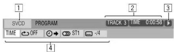 JVC CAUXG980 - Information des barres sur l'écran - 3