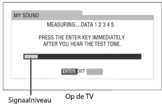 JVC CAUXG980 - Start het meten. - 2