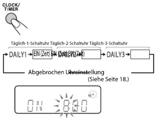 JVC CAUXG980 - Wenn die Ausschaltzeit erreicht ist - 1