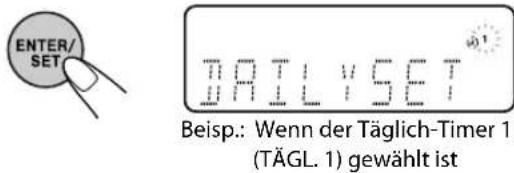 JVC CAUXG950 - Aktivieren Sie den gewählten Timer. - 1