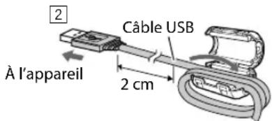 JVC CAUXG950 - Comment attacher le tore de ferrite - 2