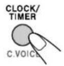 JVC CAUXG950 - Attivare la modalità di impostazione dell'orologio. - 1