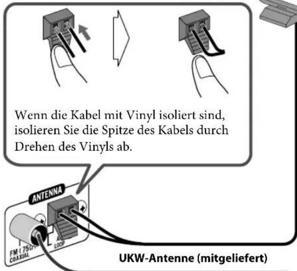 JVC CAUXG950 - Zum AnschlieBeiner AM/UKW-Antenne - 1