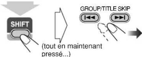 JVC CAUXG68 - Pour choisir un titre/groupe - 1