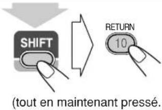 JVC CAUXG68 - Pour retourner au menu précédent: - 1