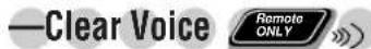 JVC CAUXG68 - Pour rendre les dialogues plus clairs - 1
