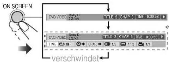 JVC CAUXG68 - Die ganze On-Screen-Leiste anzeigen. - 1