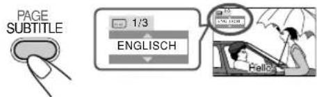JVC CAUXG68 - Einstellung der Untertitelsprache - 2