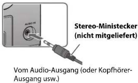 JVC CAUXG500 - Beim Anschließen eines digitalen Audio-Players - 1