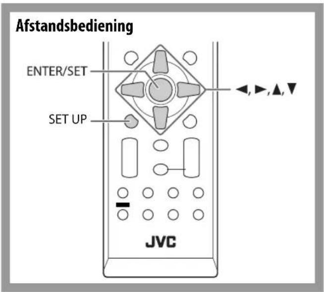 JVC CAUXG500 - Bediening met het instelmenu INFO - 1