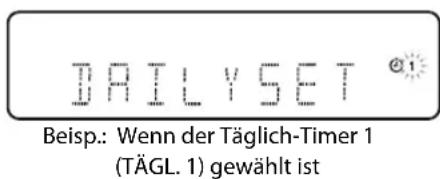 JVC CAUXG500 - Den Täglich-Timer einschalten - 3