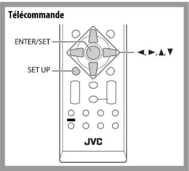 JVC CAUXG500 - Utilisation du menu de réglages INFO - 1