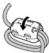 JVC CAUXG70 - \*Anbringen des Kernfilters an das USB-, LINE IN- und LINE OUT-Kabel zur Reduzierung von Störungen - 3