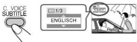 JVC CAUXG70 - Einstellung der Untertitelsprache - 2