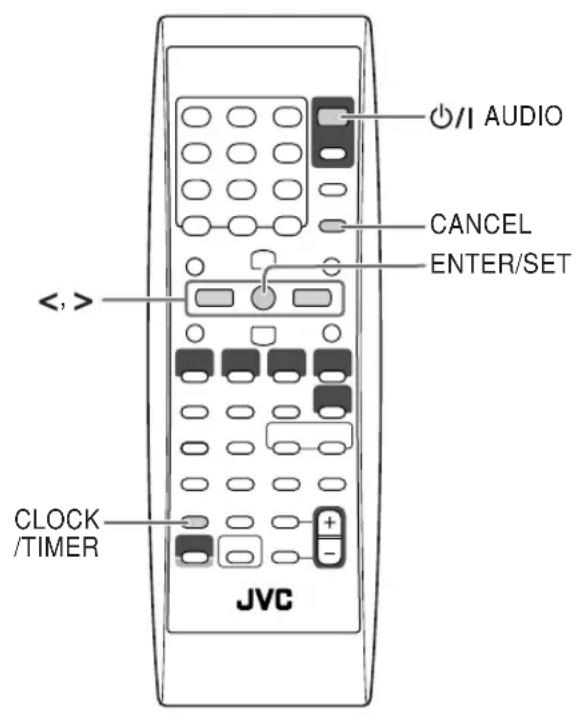 JVC CAUXG70 - Timer-Funktionen - 1