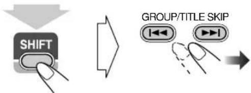 JVC CAUXG70 - Pour choisir un groupe (pour MP3/WMA/JPEG/MPEG-1/MPEG-2/ASF/DivX): - 1