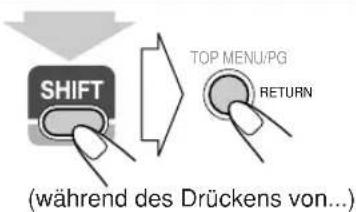 JVC CAUXG70 - Zum Zurückschalten zum vorherigen Menü: - 1