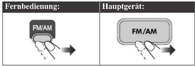 JVC CAUXG70 - Zum Wählen des Wellenbereichs (UKW oder AM) - 1