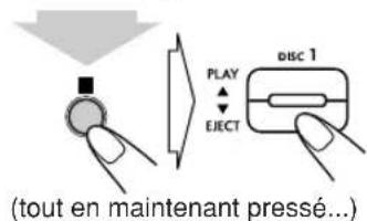 JVC CAUXG70 - Interdiction de l'éjection du disque—Verrou parental Main Unit ONLY - 1