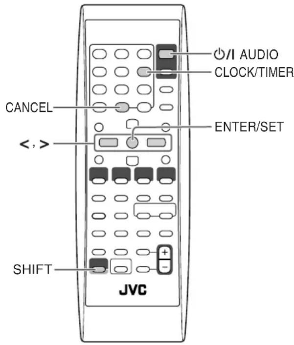 JVC CAUXG49 - Gebruik van de dagelijkse timer - 1