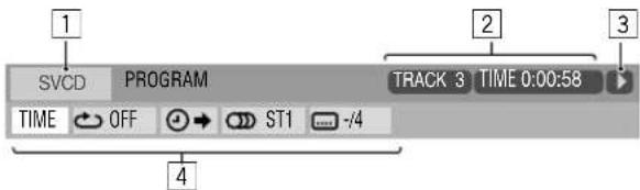 JVC CAUXG49 - Information über On-Screen-Leiste - 3