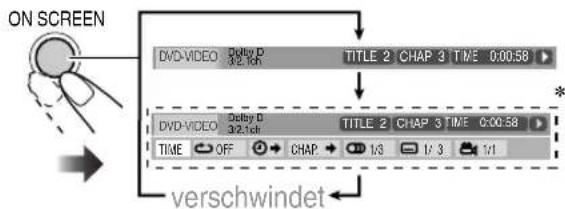 JVC CAUXG49 - 1Die ganze On-Screen-Leiste anzeigen. - 1