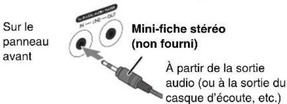 JVC CAUXG49 - Lors de la connexion d'un lecture audio numérique - 1