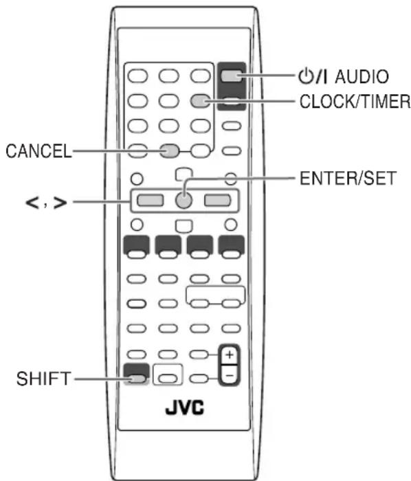 JVC CAUXG49 - Utilisation de la minuterie quotidienne - 1