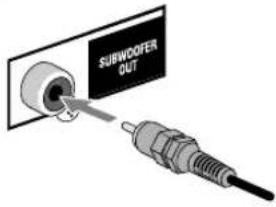 JVC CAUXG49 - Pour connecter le caisson de grave actif - 1