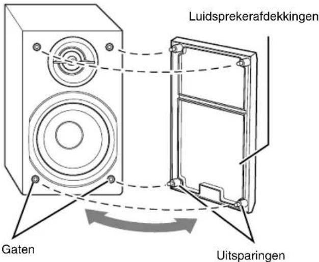 JVC CAUXG46 - Verwijderen van de luidsprekerafdekkingen - 1
