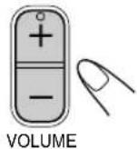 JVC CAUXG45 - Instellen van het volume - 1
