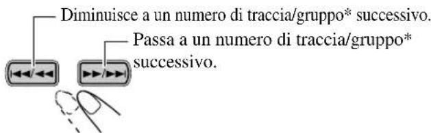 JVC CAUXG45 - Per scegliere una traccia/gruppo* - 1