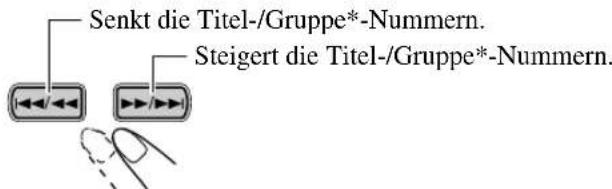 JVC CAUXG45 - Zum Wahlen eines Titels / einer Gruppe* - 1