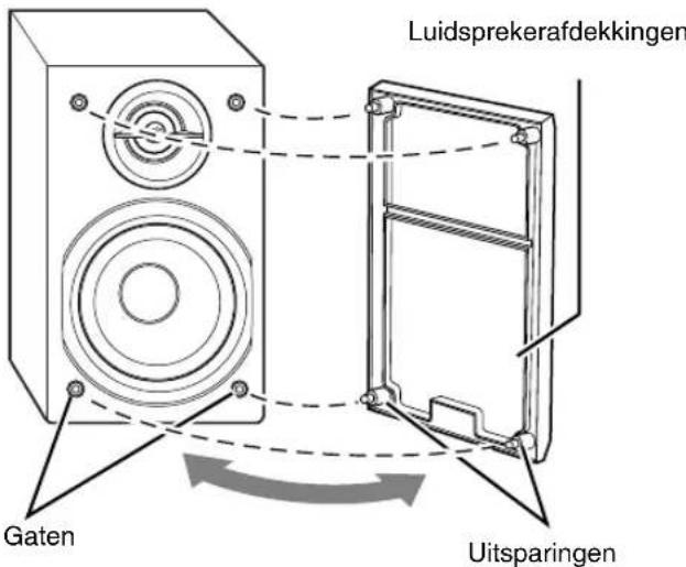 JVC CAUXG45 - Verwijderen van de luidsprekerafdekkingen - 1