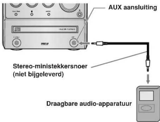 JVC CAUXG33 - Verbinden van draagbare audio-apparatuur - 1