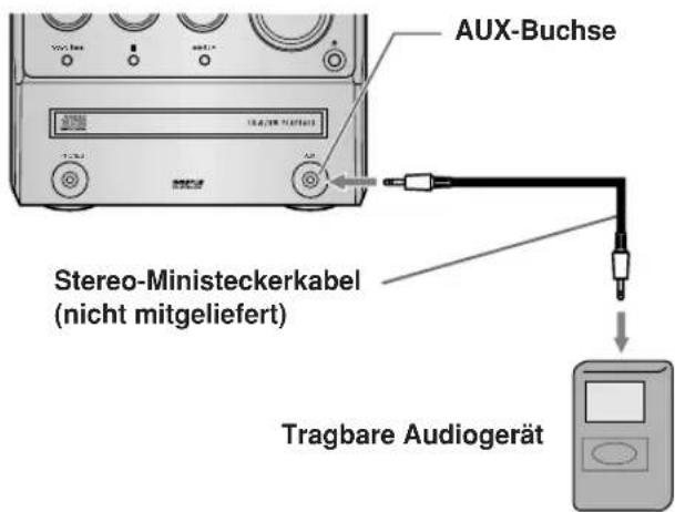 JVC CAUXG33 - Zum Anschlieben eines tragbaren Audiogeräts - 1