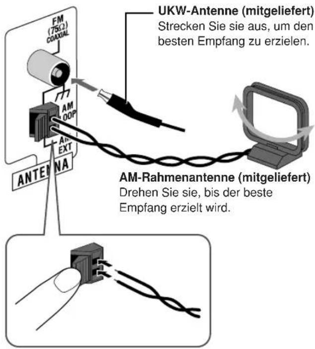 JVC CAUXG30 - ① AM/UKW-Antenne - 2