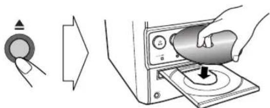 JVC CAUXG30 - Zum Einsetzen einer Disk - 1
