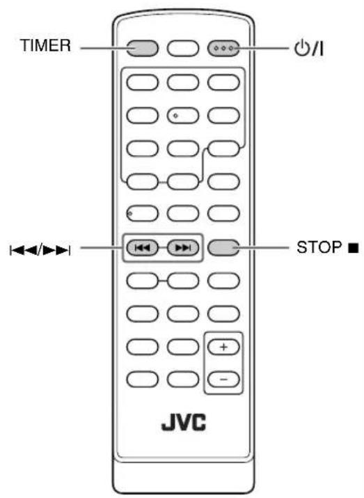 JVC CAUXG28 - Gebruik van de timer - 1