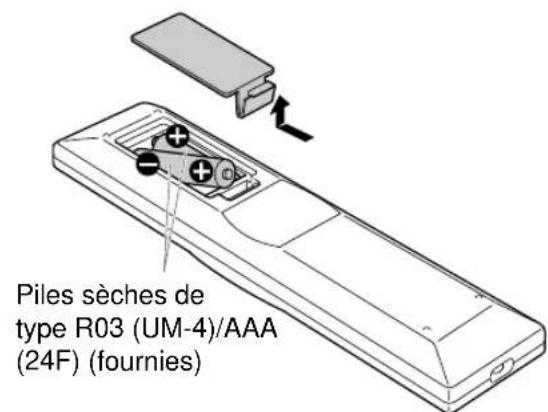 Piles sèches de type R03 (UM-4)/AAA (24F) (fournies)