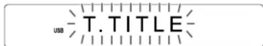 USB T. TITLE