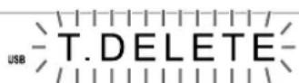 JVC CANXF7 - Appuyez à plusieurs reprises sur [TITLE/DELETE] pour sélectionner "T. DELETE" ou - 1