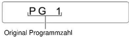 P G 1 Original Programmzahl