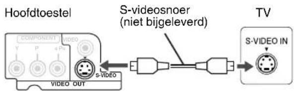 JVC CAFSY1 - Aansluiten met gebruik van een S-video Snoer - 1