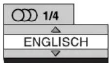 JVC CAFSY1 - Einstellung der Audiosprache - 5