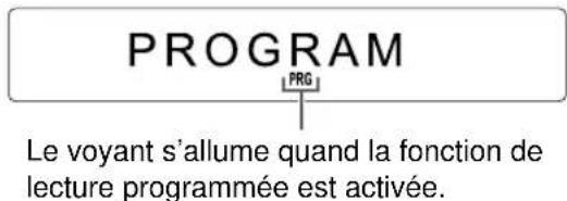 JVC CANXF3 - Appuyez sur [PLAY MODE] pour afficher "PROGRAM" sur l'écran de visualisation. - 1