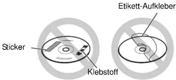 JVC CANXF3 - Behandlung der Discs - 1
