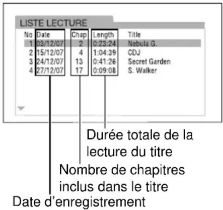 JVC CANXF3 - Appuyez sur [TOP MENU/PG] pour afficher le programme original ou sur [MENU/PL] pour afficher la liste de lecture. - 2