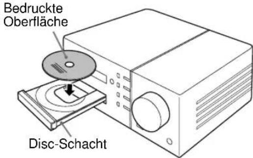 JVC CANXF3 - Legen Sie eine Disc in den Disc-Schacht. - 1